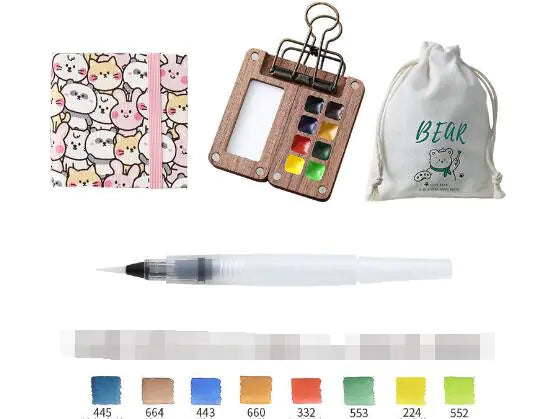 Portable Travel Watercolor Set