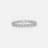 24 Carat Moissanite 925 Sterling Silver Heart Bracelet