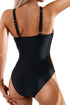 Cutout Contrast Sleeveless One-Piece Swimwear