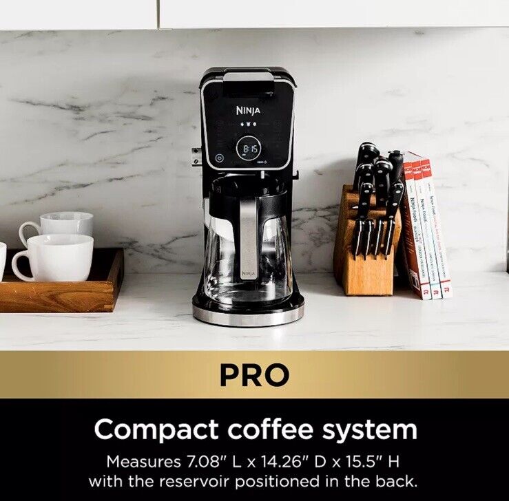 Ninja DUALBREW PRO Grounds & Pods Specialty Coffee System CFP301 Black