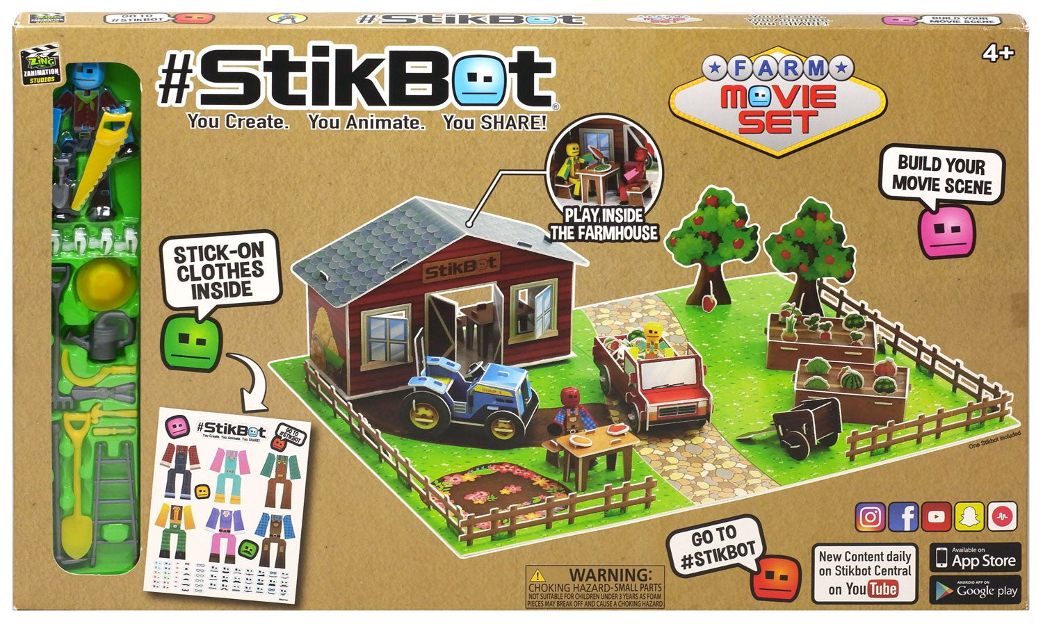 Stikbot Farm Movie Set