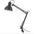 IKEA TERTIAL Work Lamp 32" Adjustable Multi-Joint Spring Swing Arm Clamp Clip On LED Bulb Included (Black)