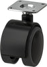 ALEX Castors, Black, 2" / Pack of 4