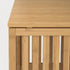 NORDKISA open wardrobe with sliding door,47 1/4x48 3/8 ", bamboo