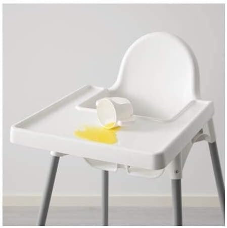 ANTILOP Highchair , White, 33 pound Max Load, Portable, Foldable, for Kid, Aged 6 months to 3 years