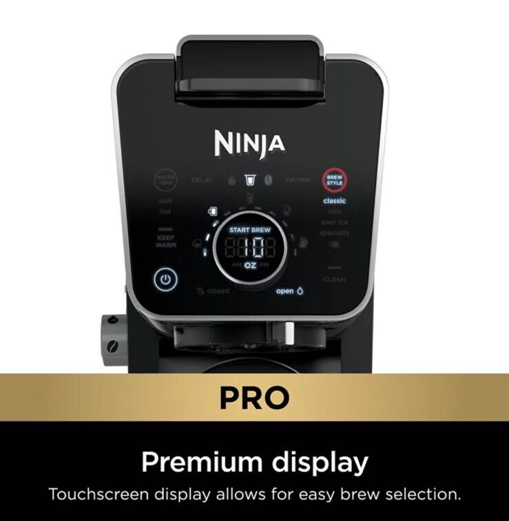 Ninja DUALBREW PRO Grounds & Pods Specialty Coffee System CFP301 Black