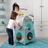 Stay Organized in Style with TIGERFINK Storage with Compartments - Turquoise