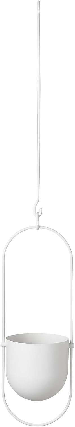 CHILISTRÅN Hanging planter, indoor/outdoor white, 4 ¾ "