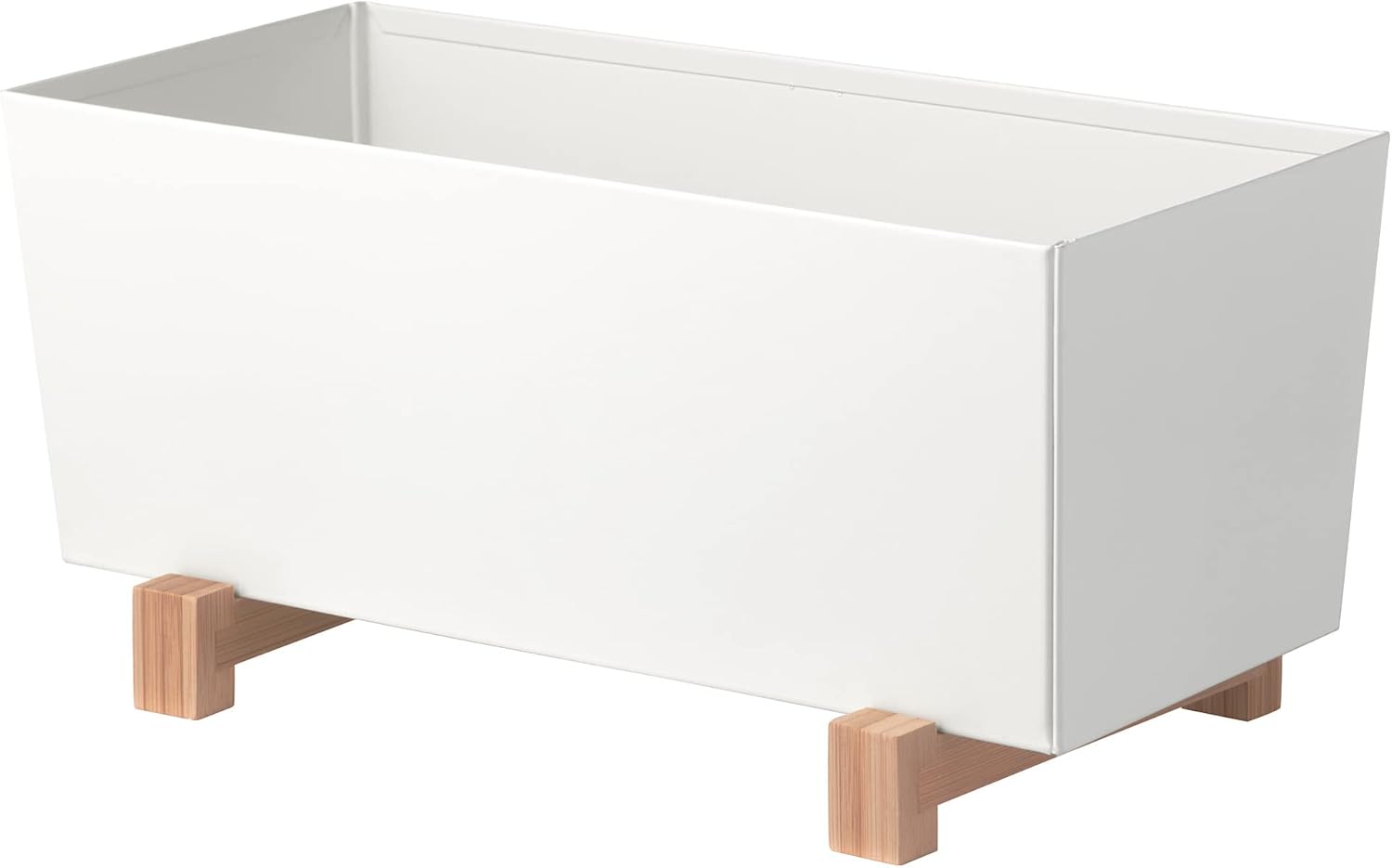 BITTERGURKA Plant pot, white, 12 ½x6 "