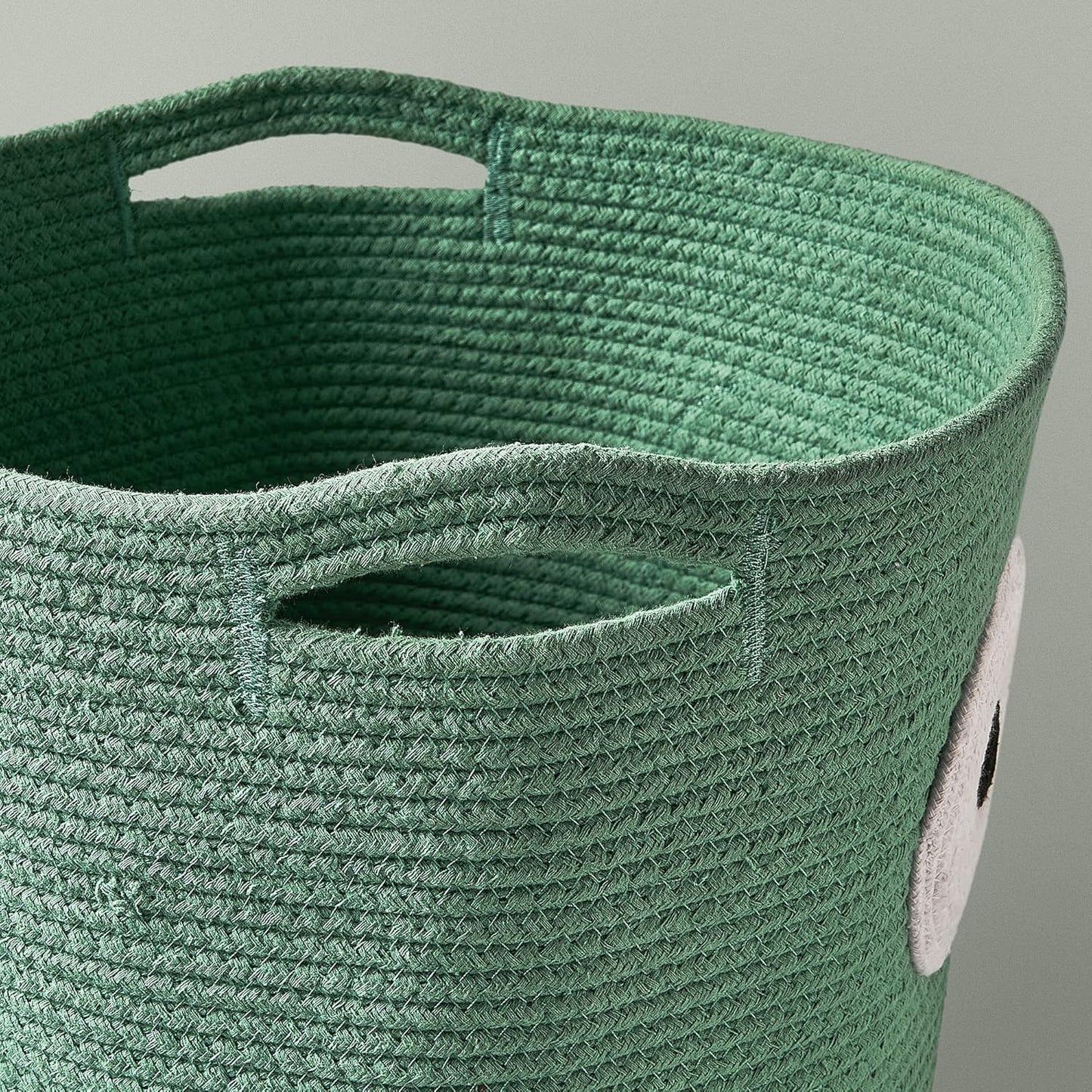 UPPSTÅ storage bag, 13 3/4, braided/green