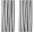 VILBORG Room darkening curtains, 1 pair, Pleat Blackout Curtains for Windows (Grey)