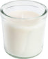 JAMLIK Cream Scented Candles in Glass Jars,40 Hours Each - Set of 2