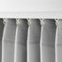VILBORG Room darkening curtains, 1 pair, Pleat Blackout Curtains for Windows (Grey)