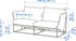 IKEA LÅGASKÄR/HAVSTEN 2-seat conversation set, outdoor, beige/beige