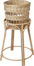 TOLKNING Plant stand, handmade rattan, 26 "