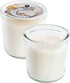 JAMLIK Cream Scented Candles in Glass Jars,40 Hours Each - Set of 2