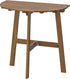 ASKHOLMEN Table for wall, outdoor, folding dark brown, 27 1/2x17 3/8 "