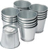 BINTJE 4 1/4 Small Galvanised Steel Plant Pots - Set of 20