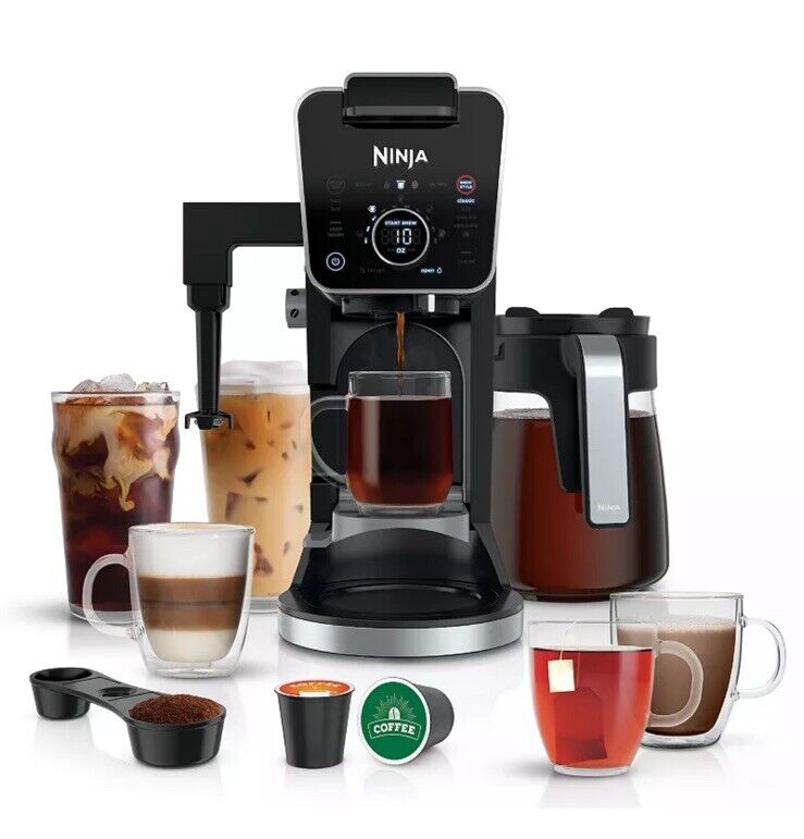 Ninja DUALBREW PRO Grounds & Pods Specialty Coffee System CFP301 Black