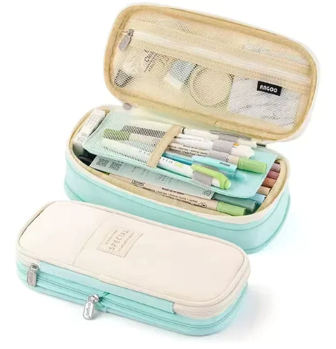 Korean Style Large Pen Box – Spacious Pencil Case