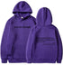 Women's Brushed Hoody Plain Letters