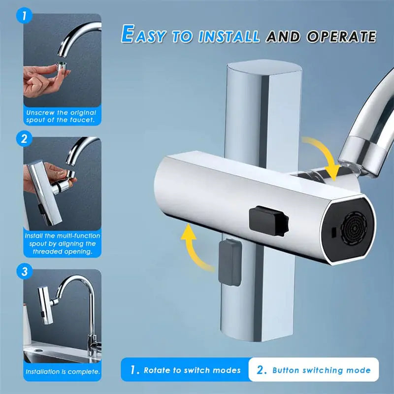 Extension Kitchen Faucet Waterfall Outlet